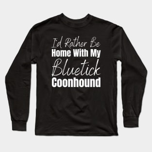 Bluetick Coonhound Mom Long Sleeve T-Shirt